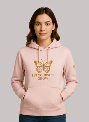 Camiseta Let Yourself Grow Rose