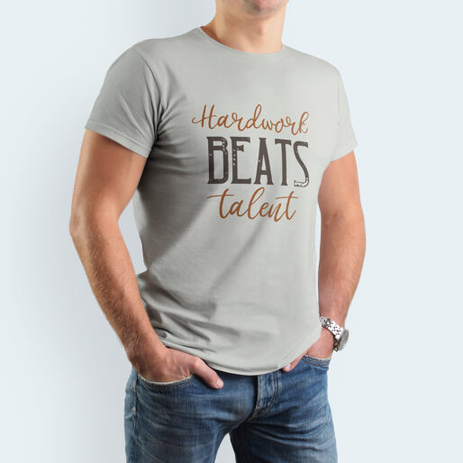 Camiseta Hardwork Beats Talent
